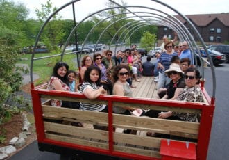 Wagon ride.
