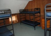 Wilderness camp bunk beds.