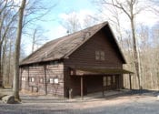 Wilderness camp Barn lodge.