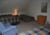 Mountainside Lodge bedroom.