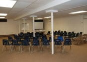 Retreat center meeting room.