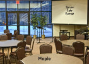 Spruce Lodge Maple meeting room.