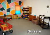 A nursery play area.