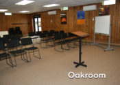 Founders Lodge Oakroom meeting room.