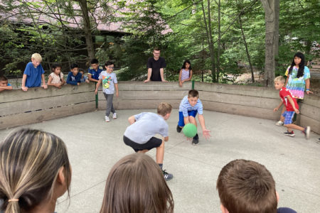 Gaga ball pit.