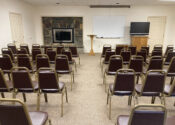 Hearthstone Lodge meeting room.