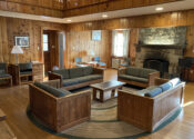 Mountain Laurel Lodge living room.